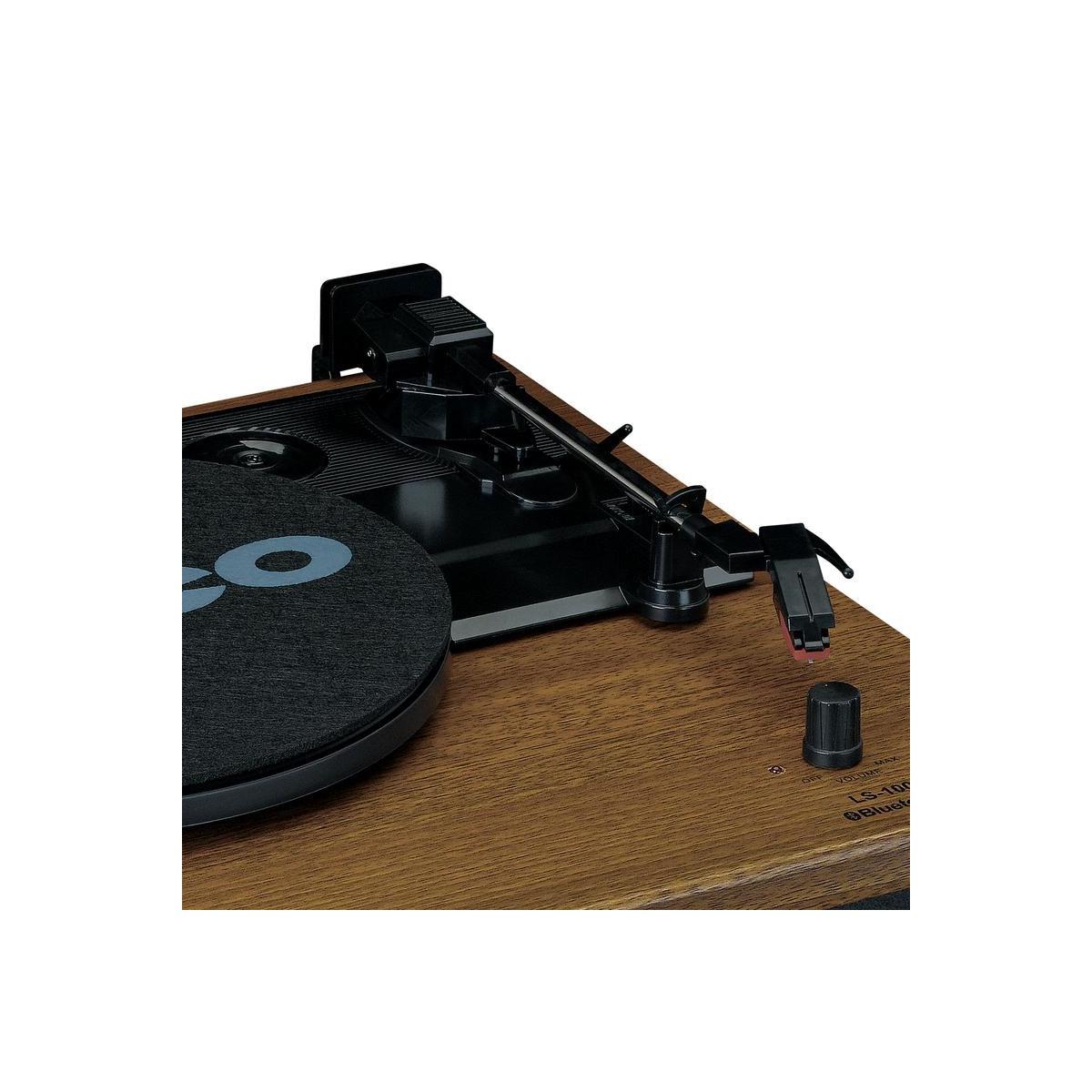 Lenco LS 100WD piatto audio Giradischi con trasmissione a cinghia Nero. Quercia Automatico
