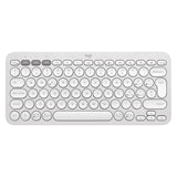Logitech Pebble Keys 2 K380s Tastiera RF Senza Fili Bluetooth QWERTY Italiano Bianco