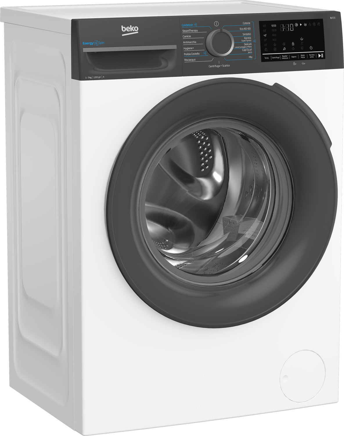 Beko b300 BMEUWSU4721A Lavatrice EnergySpin 7Kg Slim Classe A 1200 giri