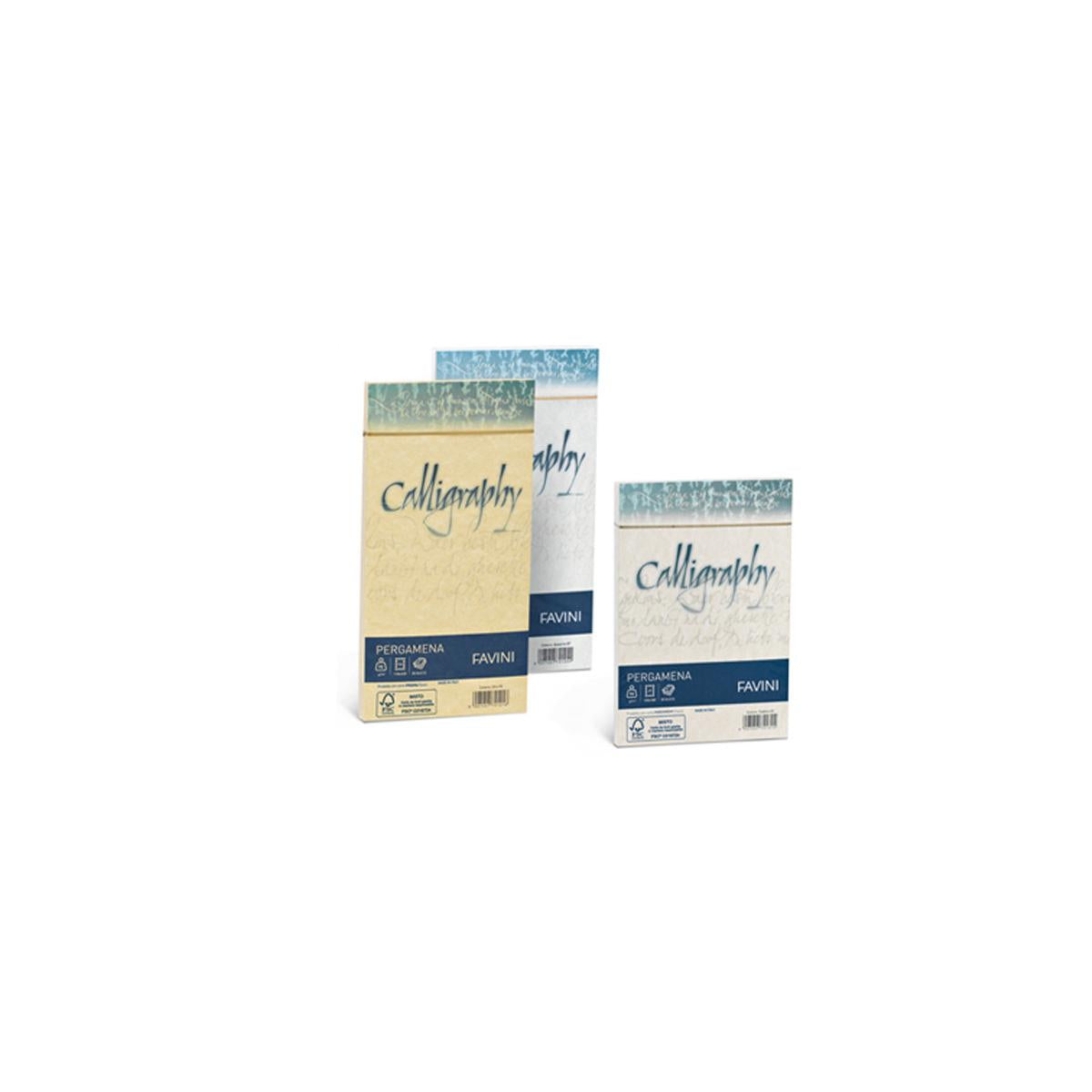 Favini Pergamena Calligraphy busta Bianco 25 pz