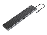Conceptronic DONN32B replicatore di porte e docking station per laptop Cablato USB 3.2 Gen 1 (3.1 Gen 1) Type-C Grigio, Argento