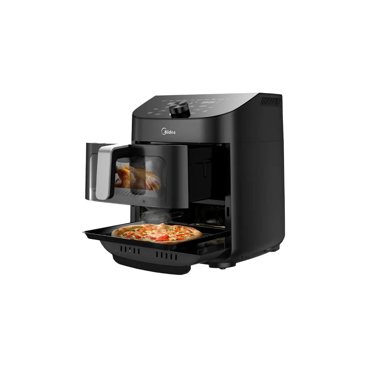 Midea MAD1100DADK friggitrice Doppia 11 L Indipendente 1700 W Friggitrice ad aria calda Nero