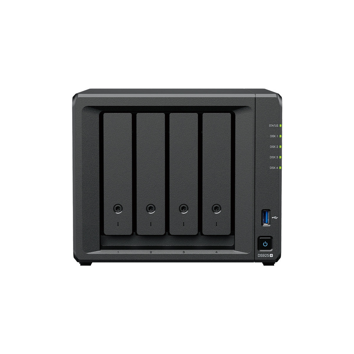 Synology DiskStation DS925 server NAS e di archiviazione Ryzen Embedded V1500B 4 GB DDR4 0 TB Nero