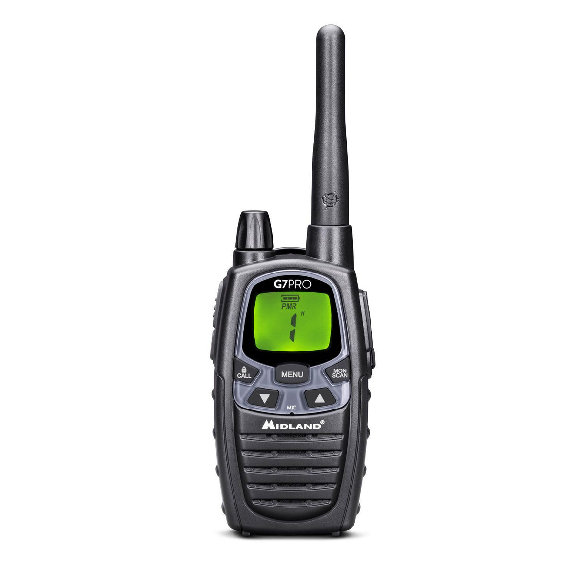 Midland G7 Pro Walkie Talkie ricetrasmittente 69 canali 446.00625 446.09375 MHz Nero