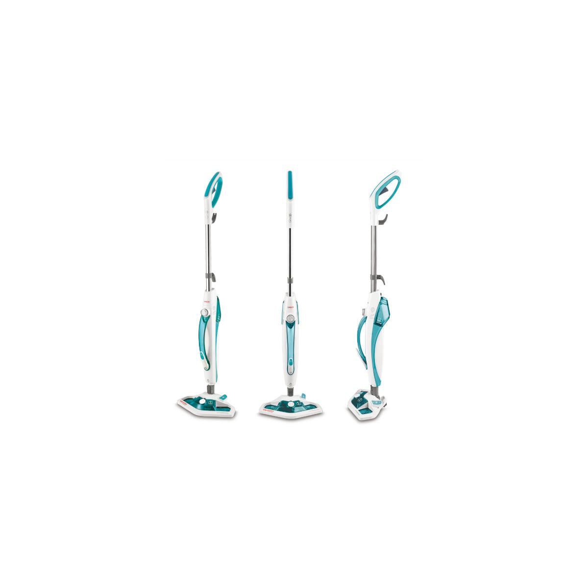 Polti SV450 Double Pulitore a Vapore Verticale 0,3 L Acciaio Turchese Bianco