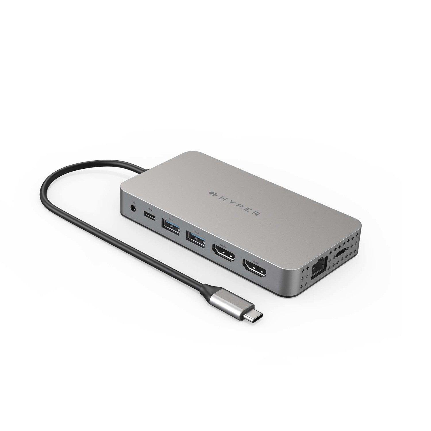 HYPER HDM1H replicatore di porte e docking station per laptop USB 3.2 Gen 1 (3.1 Gen 1) Type-C Acciaio inox