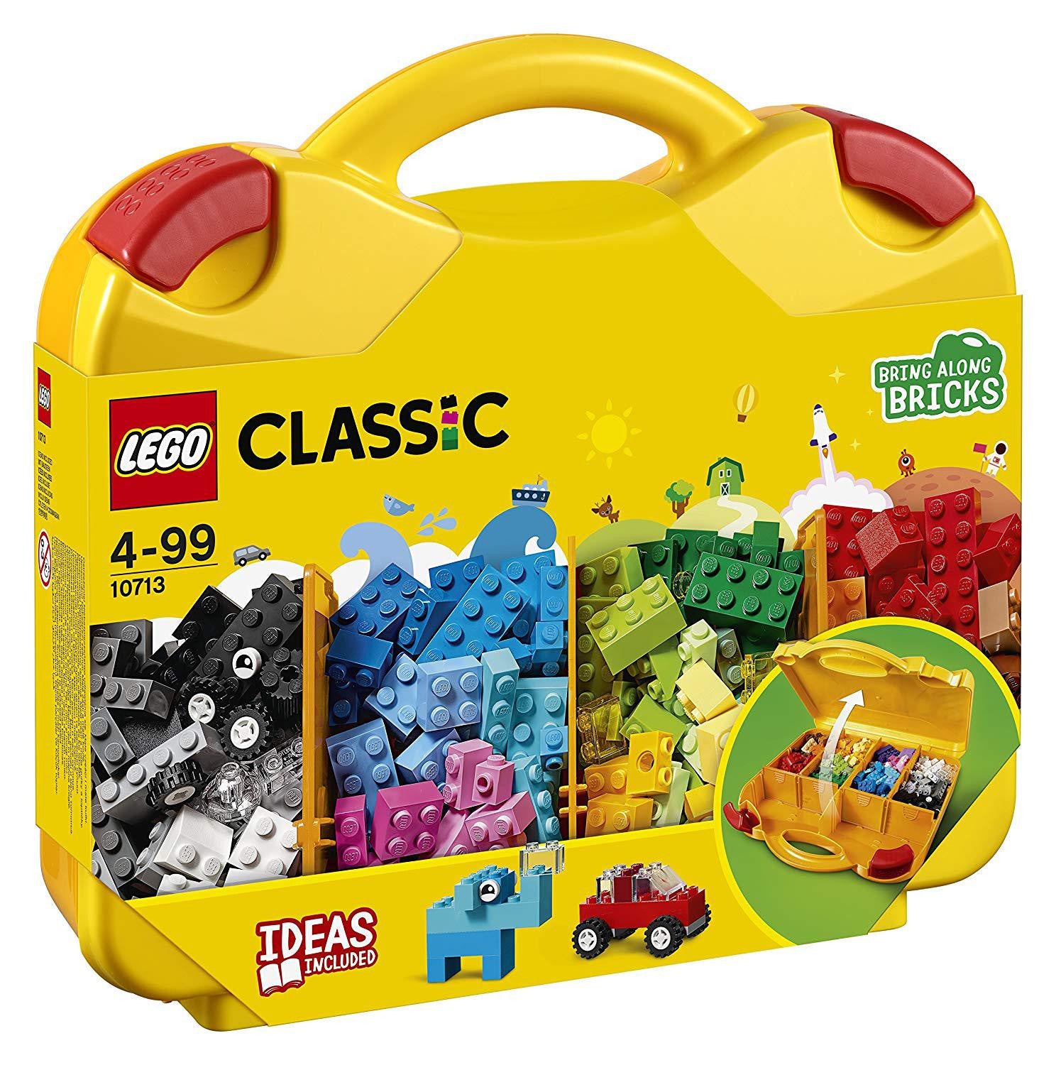 LEGO Classic 10713 Valigetta Creativa 213 Pezzi Set Costruzioni 4 Anni
