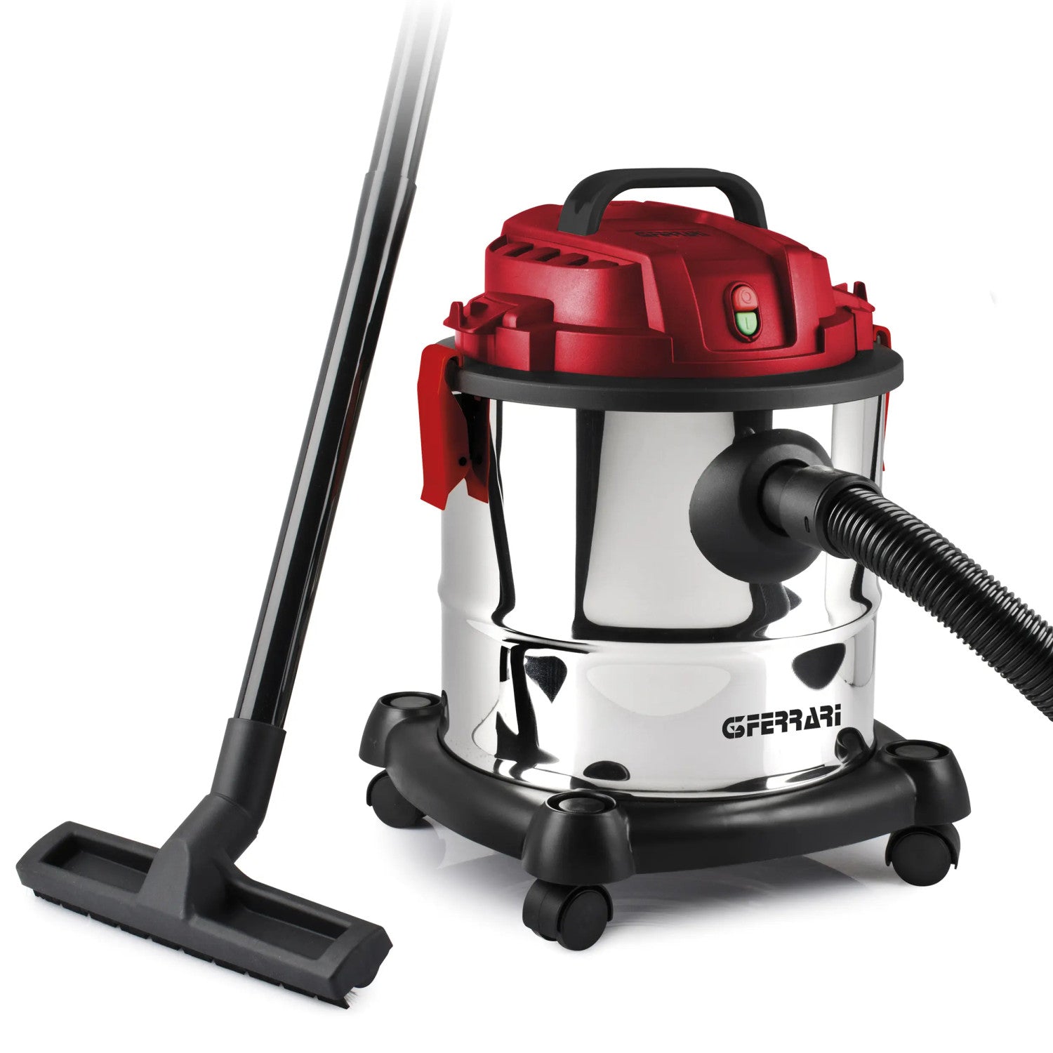 G3 Ferrari Fusto Red 20 L Aspiratore a cilindro Secco e bagnato 1000 W Senza sacchetto