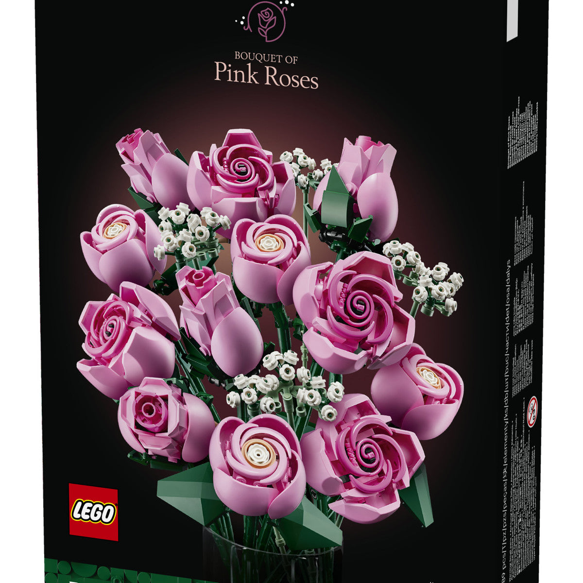 LEGO 10374 Botanicals Bouquet di Rose Rosa Set da Costruzione 789 Pezzi 18