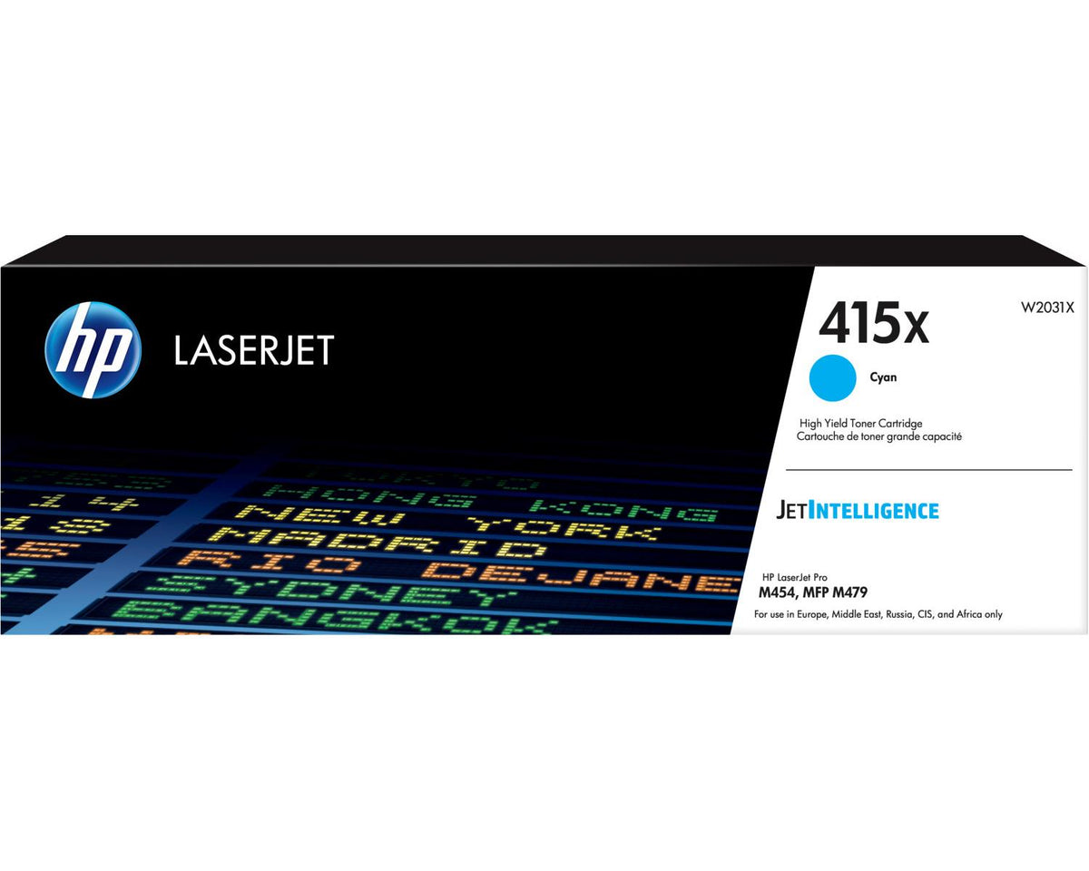 HP Cartuccia Toner Ciano Originale LaserJet 415X ad Alta Capacita'