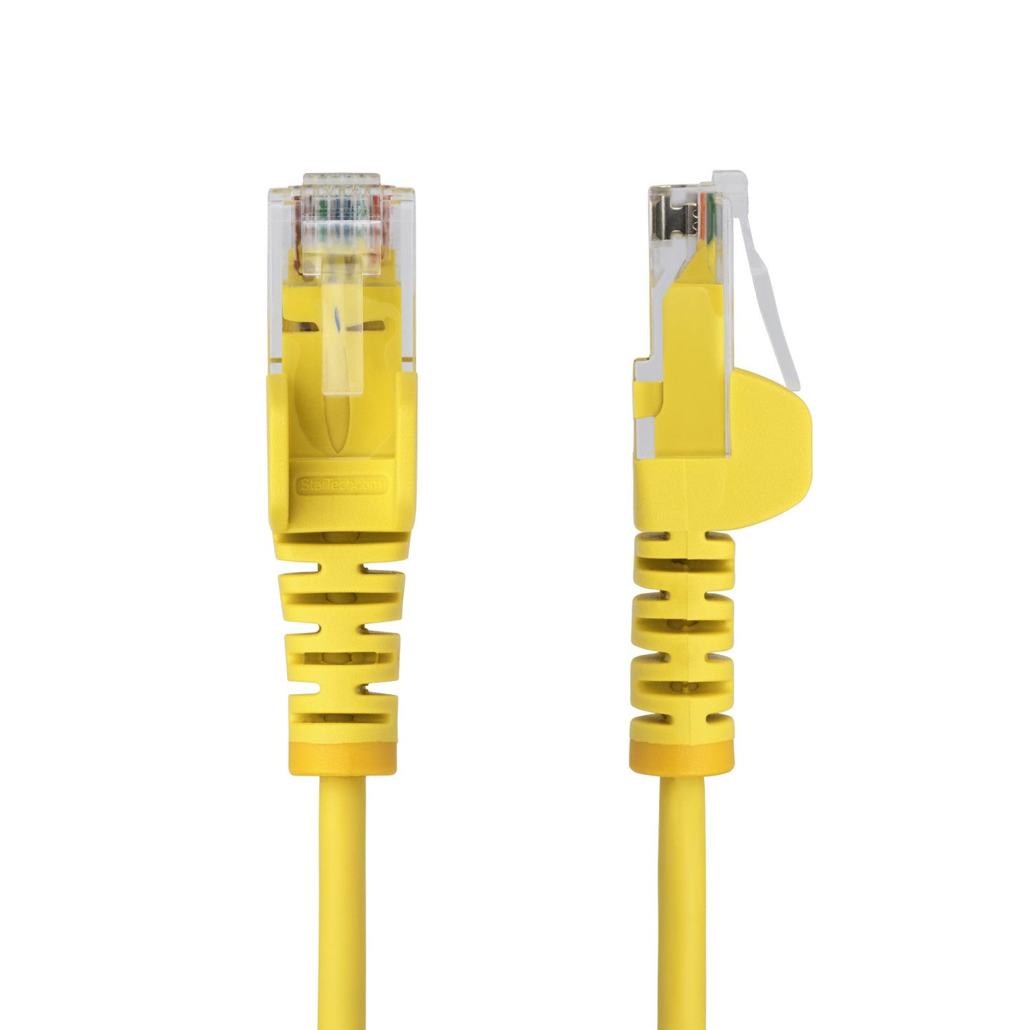 StarTech.com Cavo Ethernet CAT6 Giallo da 50cm; Patch UTP con Plug RJ45 Antigroviglio e Rilievi di Trazione, Cavo Lan Slim in Rame Puro 28AWG, Sottoposto a test Fluke