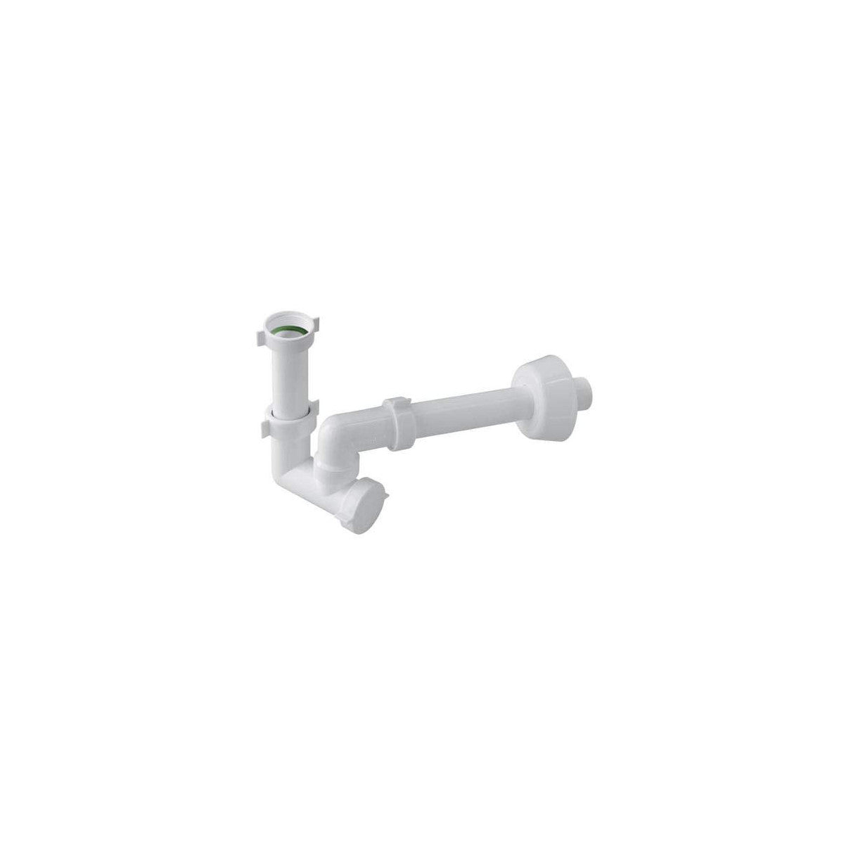 Idro Bric Sifone Bazooka S0310B 1"1/4 Scarico Orientabile 32mm Bianco