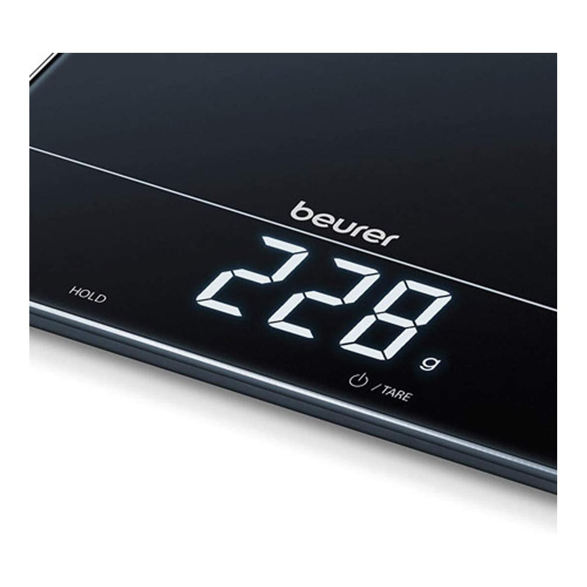 Beurer KS 34 Bilancia da Cucina Elettronica con Portata fino a 15 kg Nero