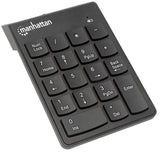 Manhattan 178846 tastierino numerico Laptop/PC RF Wireless Nero