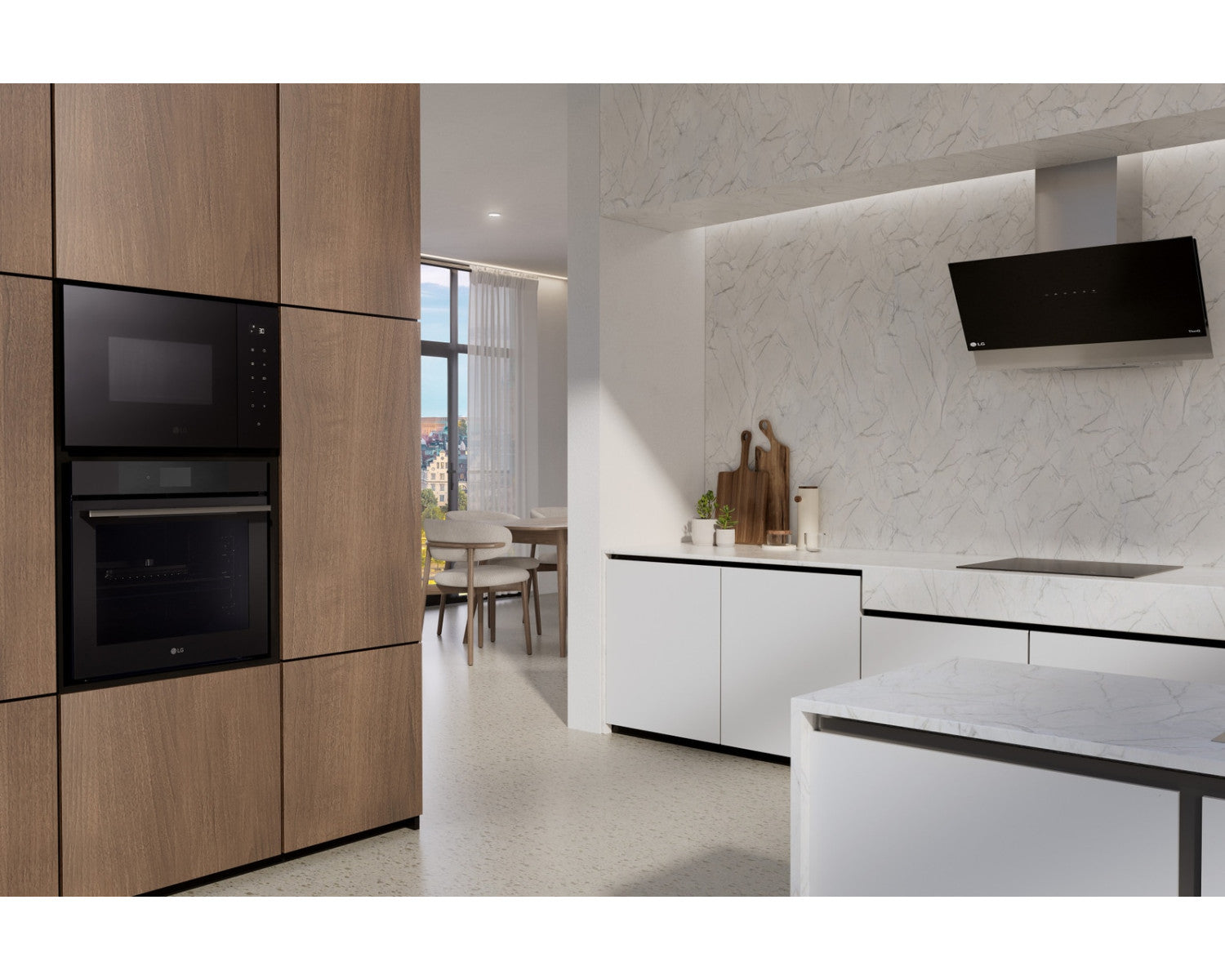 LG MGBZ2593F forno a microonde Nero, Acciaio inox Microonde con grill Da incasso 25 L 1450 W