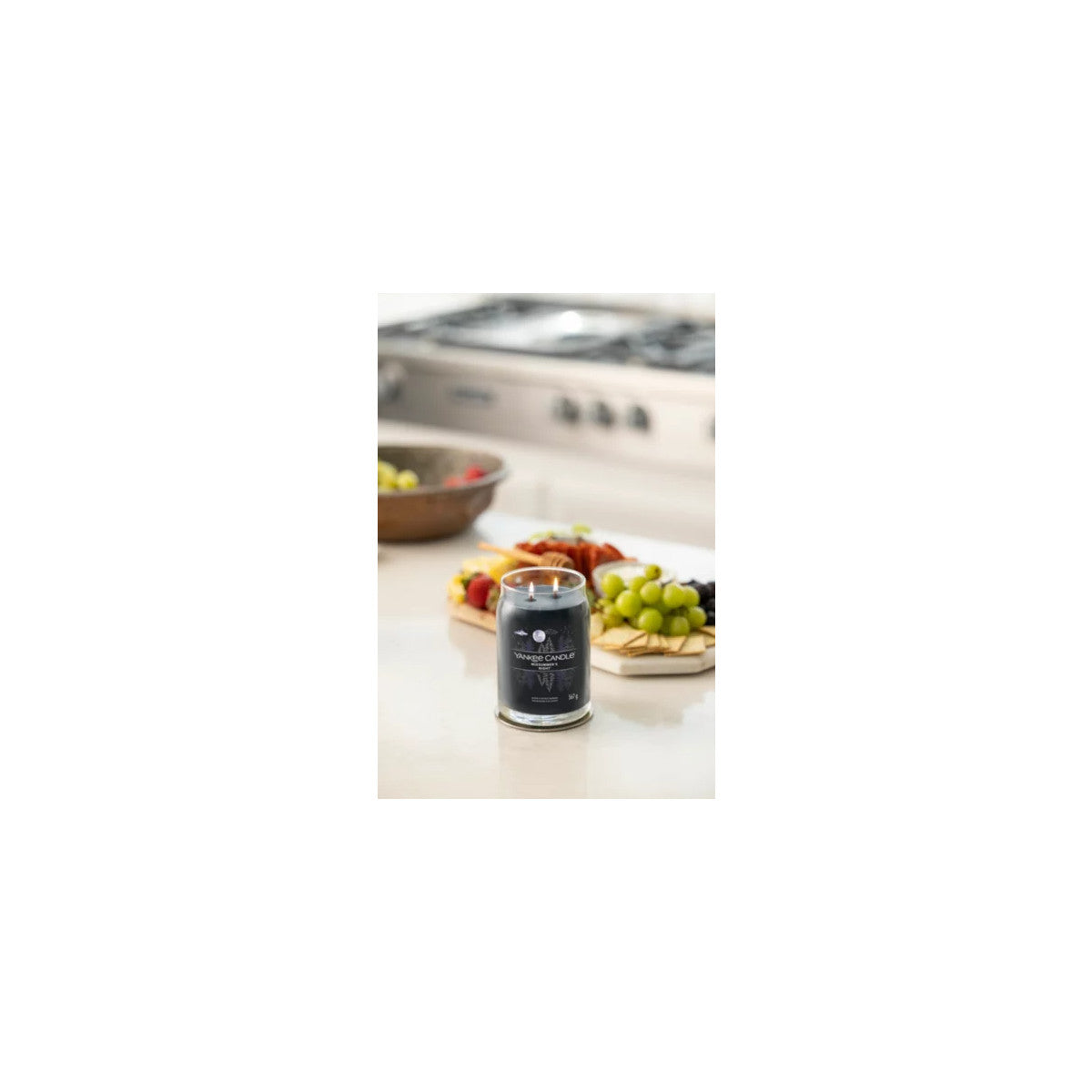 Yankee Candle 1629968E candela di cera Cilindro Muschio, Patchouli Nero 1 pz