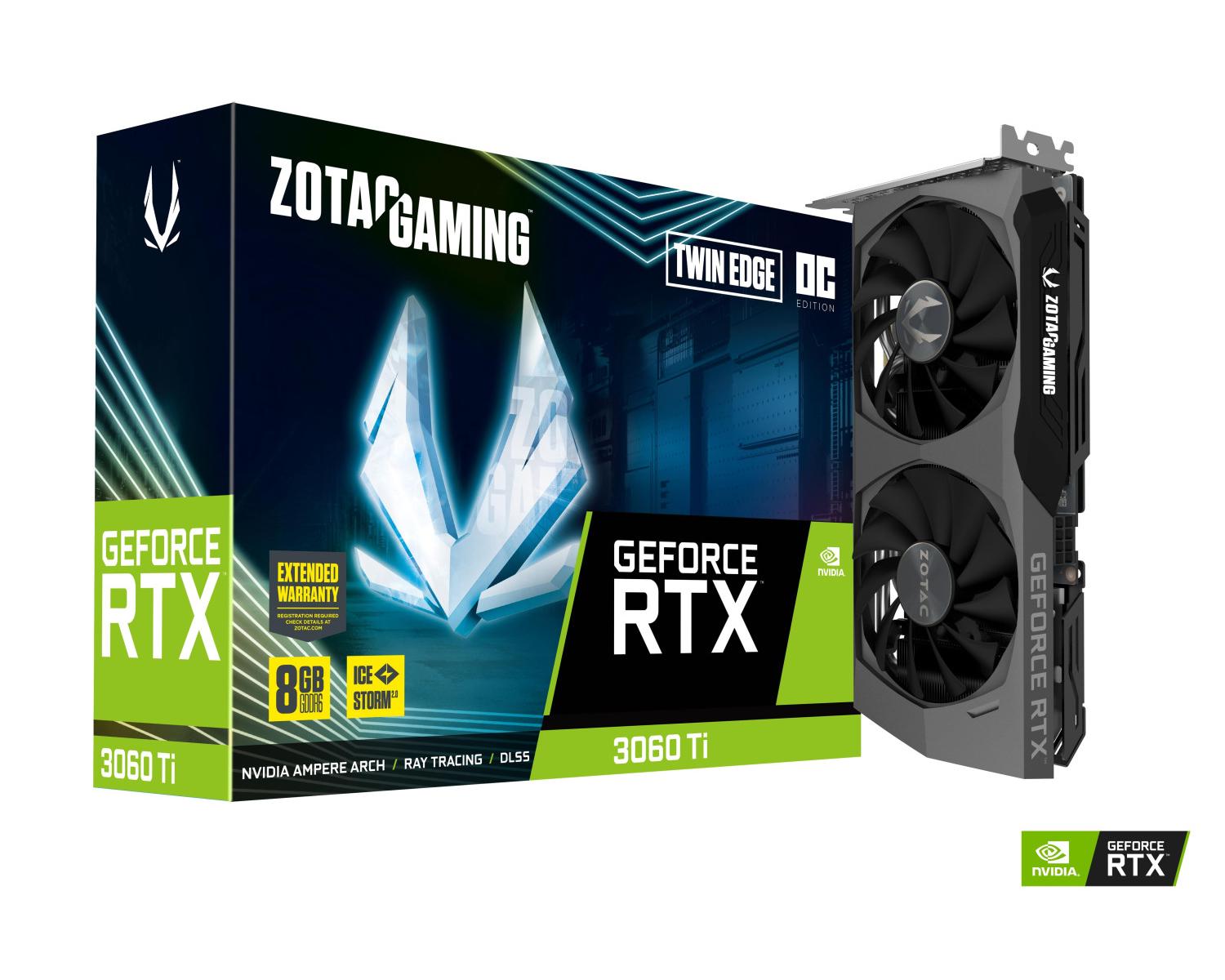 Zotac GAMING GeForce RTX 3060 Ti Twin Edge OC LHR NVIDIA 8 GB GDDR6