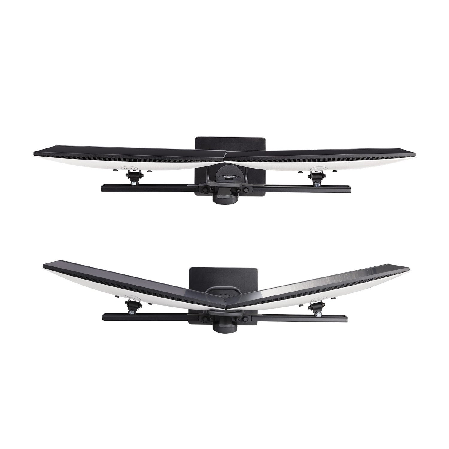 StarTech.com Supporto da Tavolo per Due Monitor- Staffa con barra trasversale per 2 Schermi da 27" VESA 75x75/100x100, altezza regolabile, portata 6 kg per Display