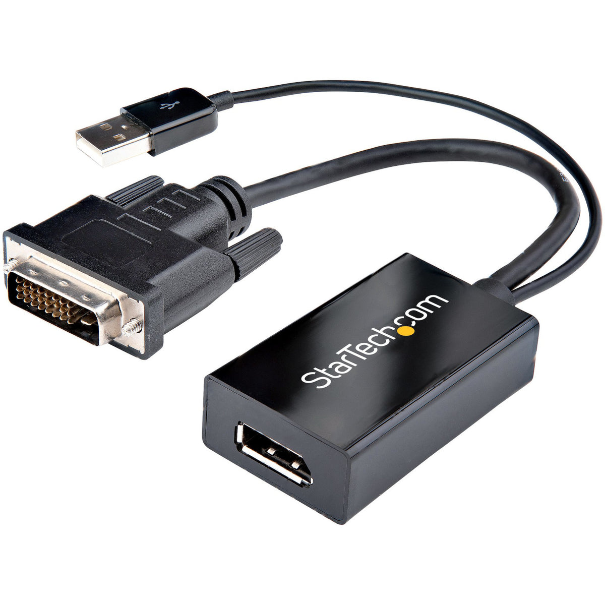 StarTech DVI2DP2 Cavo e Adattatore Video 0,254 m DVI-D Nero