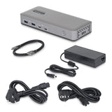 StarTech.com Docking Station USB-C Dual Monitor, HDMI 4K 60Hz, Ricarica Laptop 100W, Ethernet 1GbE, Senza Driver, Dock Multi-Monitor per Windows