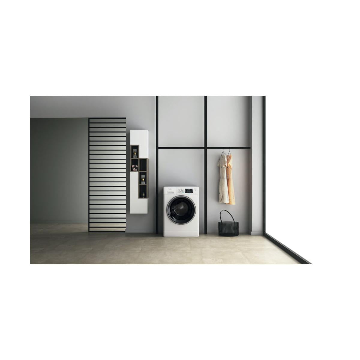 Lavasciuga Whirlpool FFWDD 107625 WBS IT Libera Installazione Caricamento Frontale Bianco Classe E