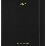 Moleskine Essential Planner Settimanale Verticale 2027 XXL Copertina Morbida Verde Myrtle 15 Mesi