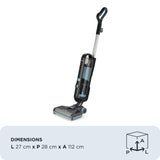 Ariete 2487 Aquaforce Easy Wash Vacuum, Lavapavimenti con filo, 600W, Aspira e lava, Due serbatoi, Funzione autopulizia