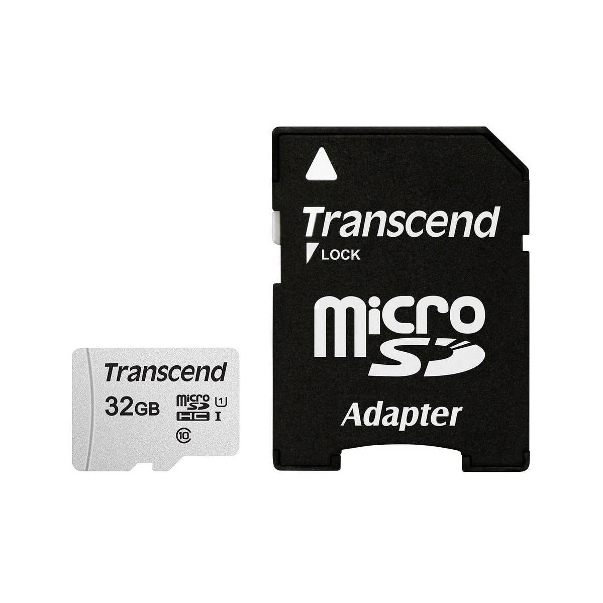 Transcend microSDHC 300S 32GB NAND Classe 10