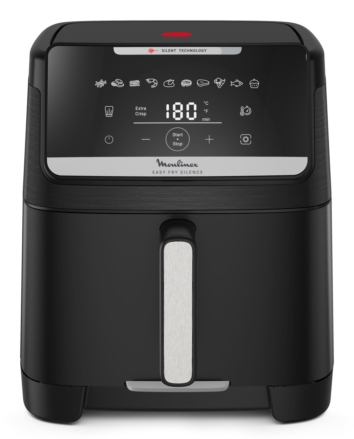 Moulinex EZ8428 Easy Fry Silence 7L, Friggitrice ad aria, Silenziosa, Frontale Rimovibile