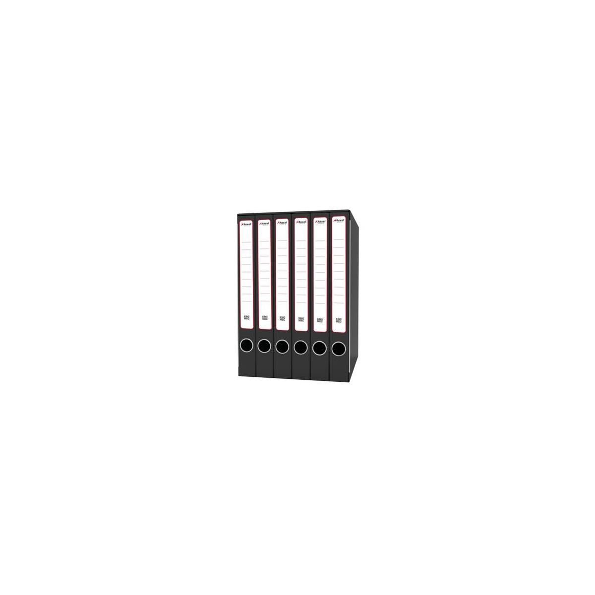 KING MEC GKM6300 raccoglitore ad anelli A4 Nero