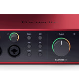 Focusrite Scarlett 4i4 Interfaccia audio Red e Black