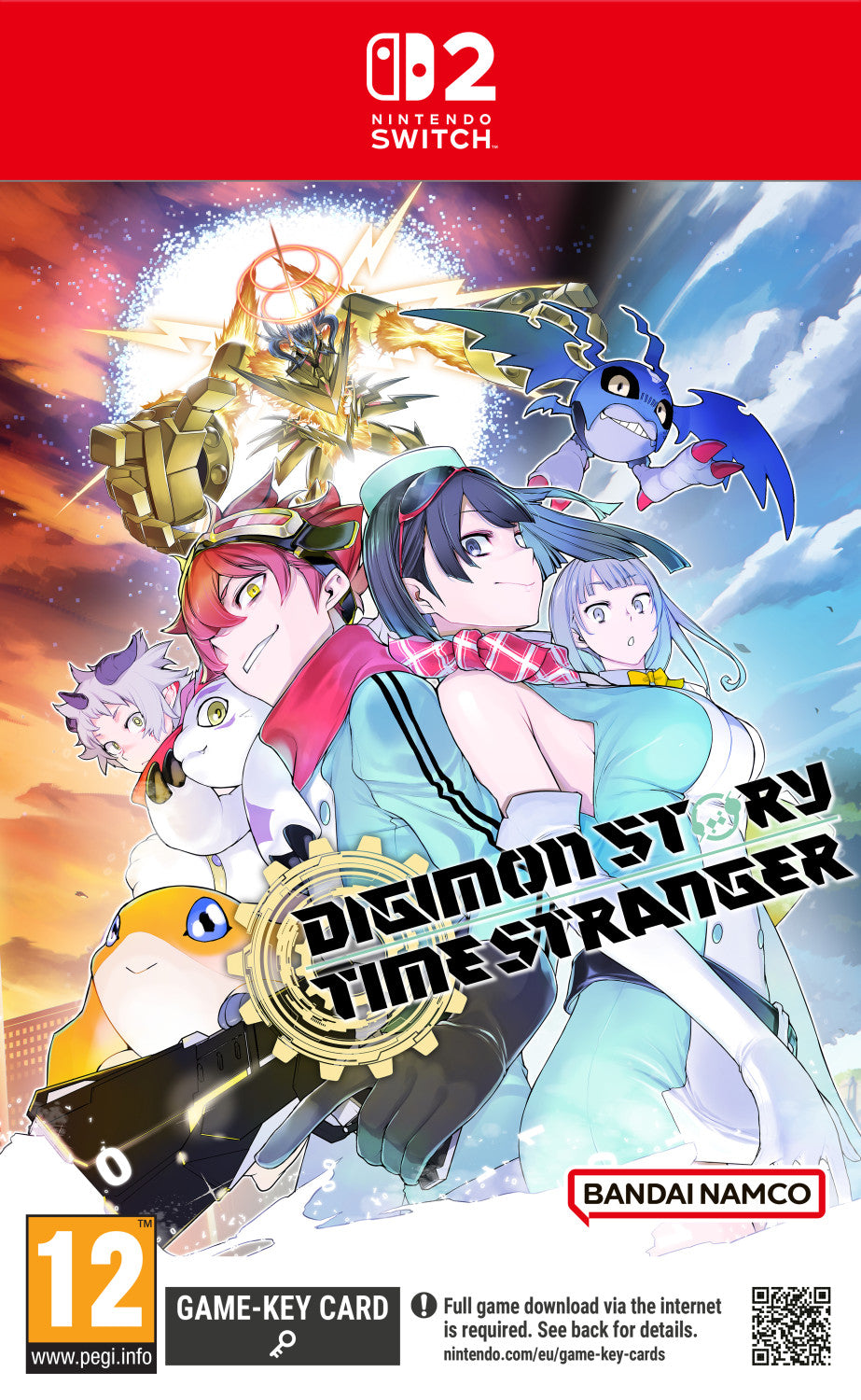 BANDAI NAMCO Entertainment Digimon Story: Time Stranger Nsw2 Standard Giapponese, Francese, Tedesca, ITA, ESP, Coreano, Cinese semplificato, Cinese tradizionale, POR-BRA, Inglese degli Stati Uniti Nintendo Switch 2