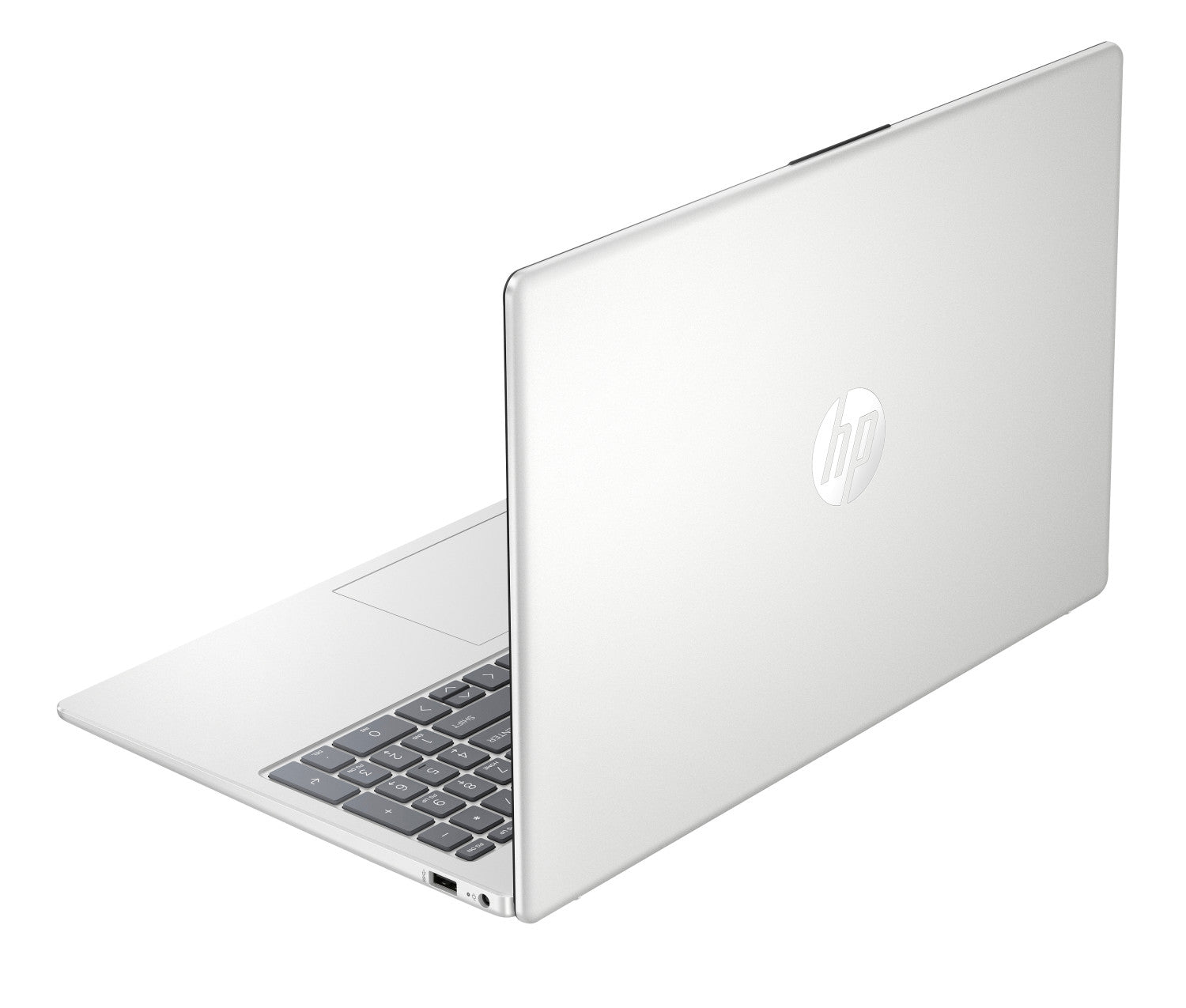 HP Laptop 15-fd0123nl Intel Core 3 100U Computer portatile 39,6 cm (15.6") Full HD 8 GB DDR5-SDRAM 512 GB SSD Wi-Fi 6 (802.11ax) Windows 11 Home Argento