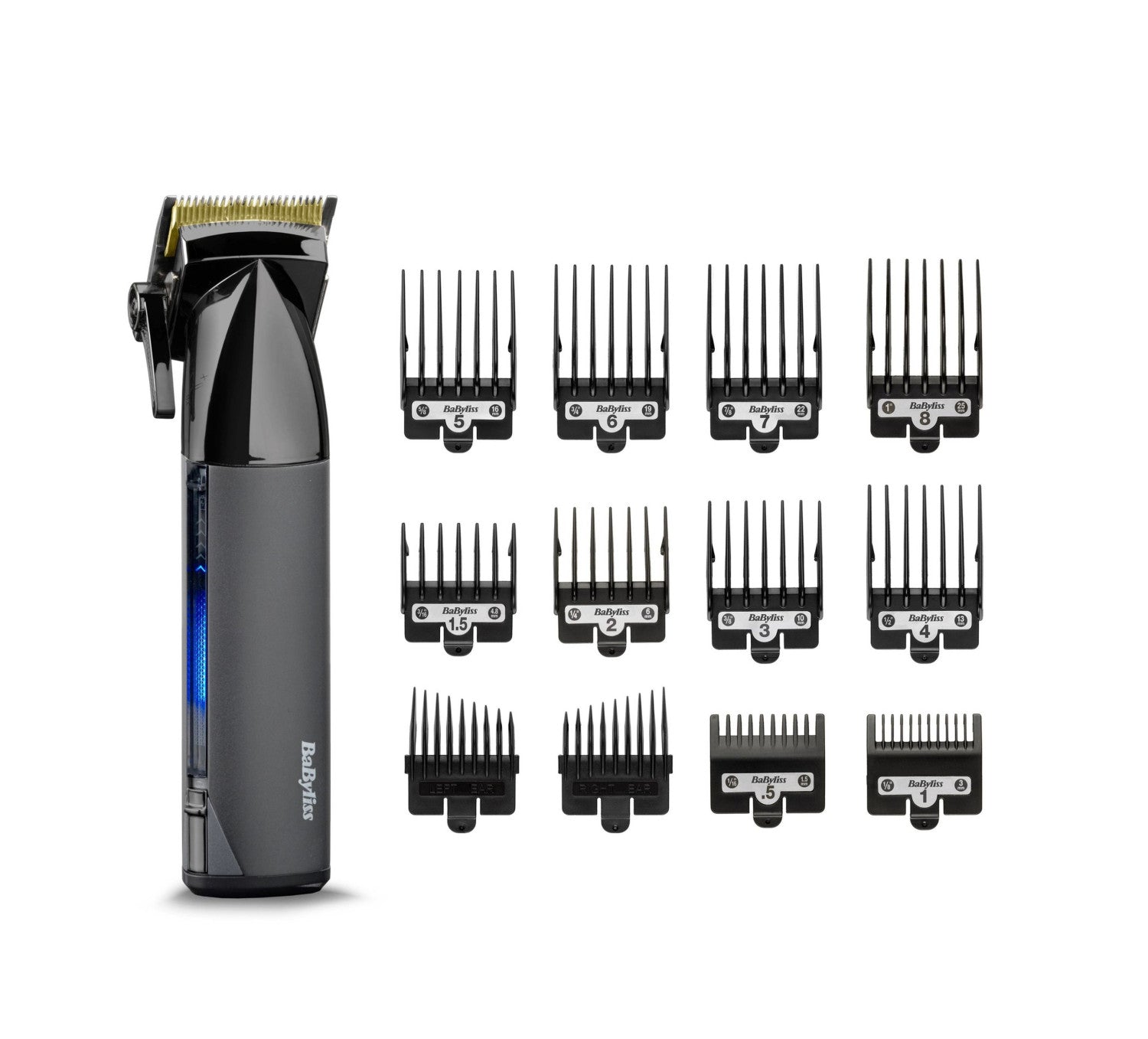 BaByliss E991E tagliacapelli Nero Cromo 5 Ioni di Litio