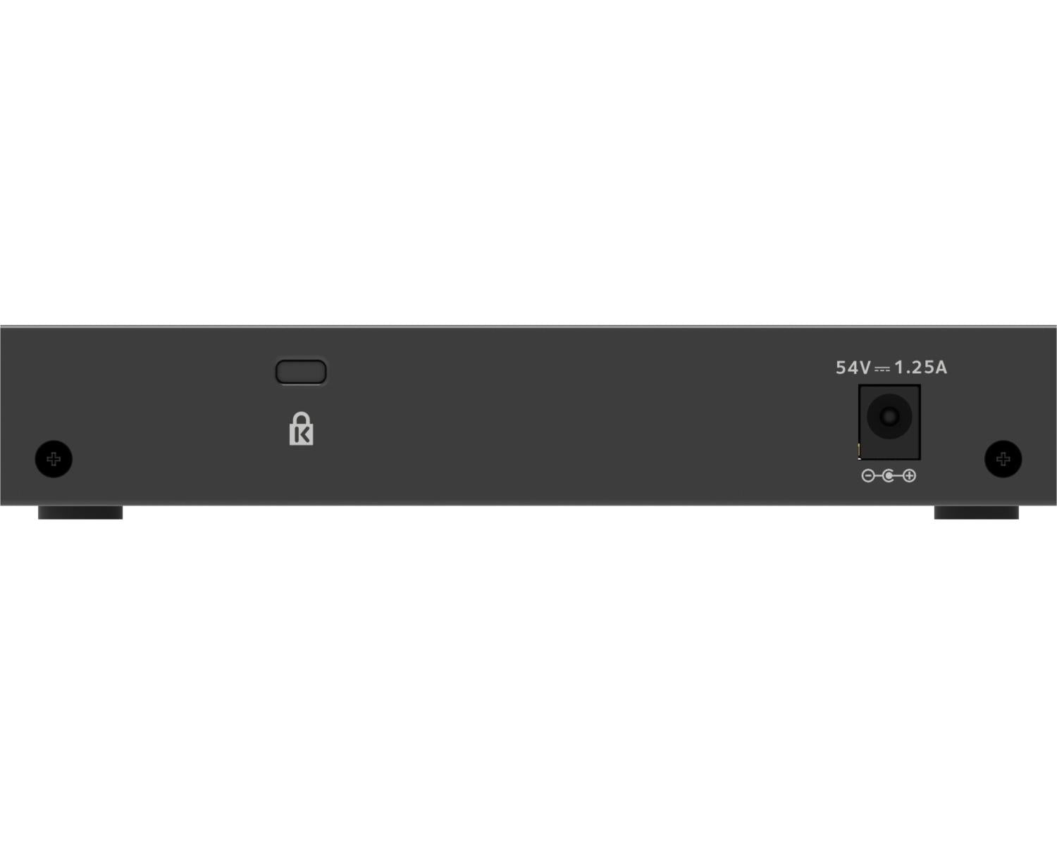 NETGEAR 8-Port Gigabit Ethernet PoE Plus Switch (GS308EP) Gestito L2/L3 Gigabit Ethernet (10/100/1000) Supporto Power over Ethernet (PoE) Nero