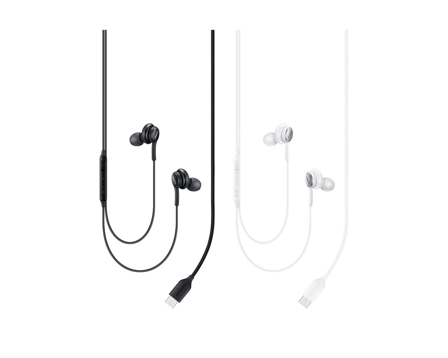 Samsung Akg Auricolari Cuffia Originale Connettore Type C EO-IC100BBEGEU Nero