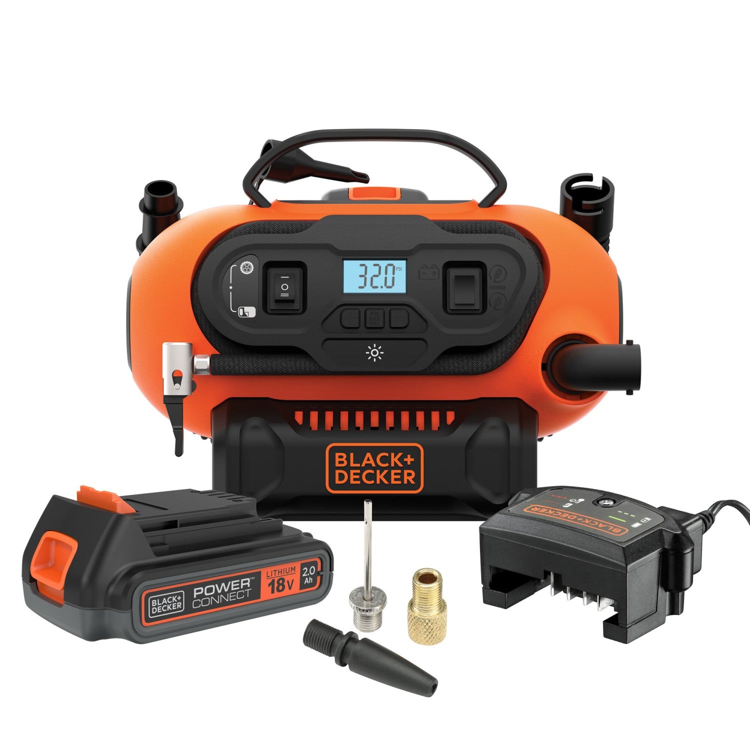 Black Decker BDCINF18N-QS compressore ad aria 160 l/min AC/Accendisigaro