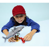 LEGO Creator 3 in 1 Squalo con Scrigno del Tesoro 31381 Set da Costruzione 379 Pezzi dai 8 Anni