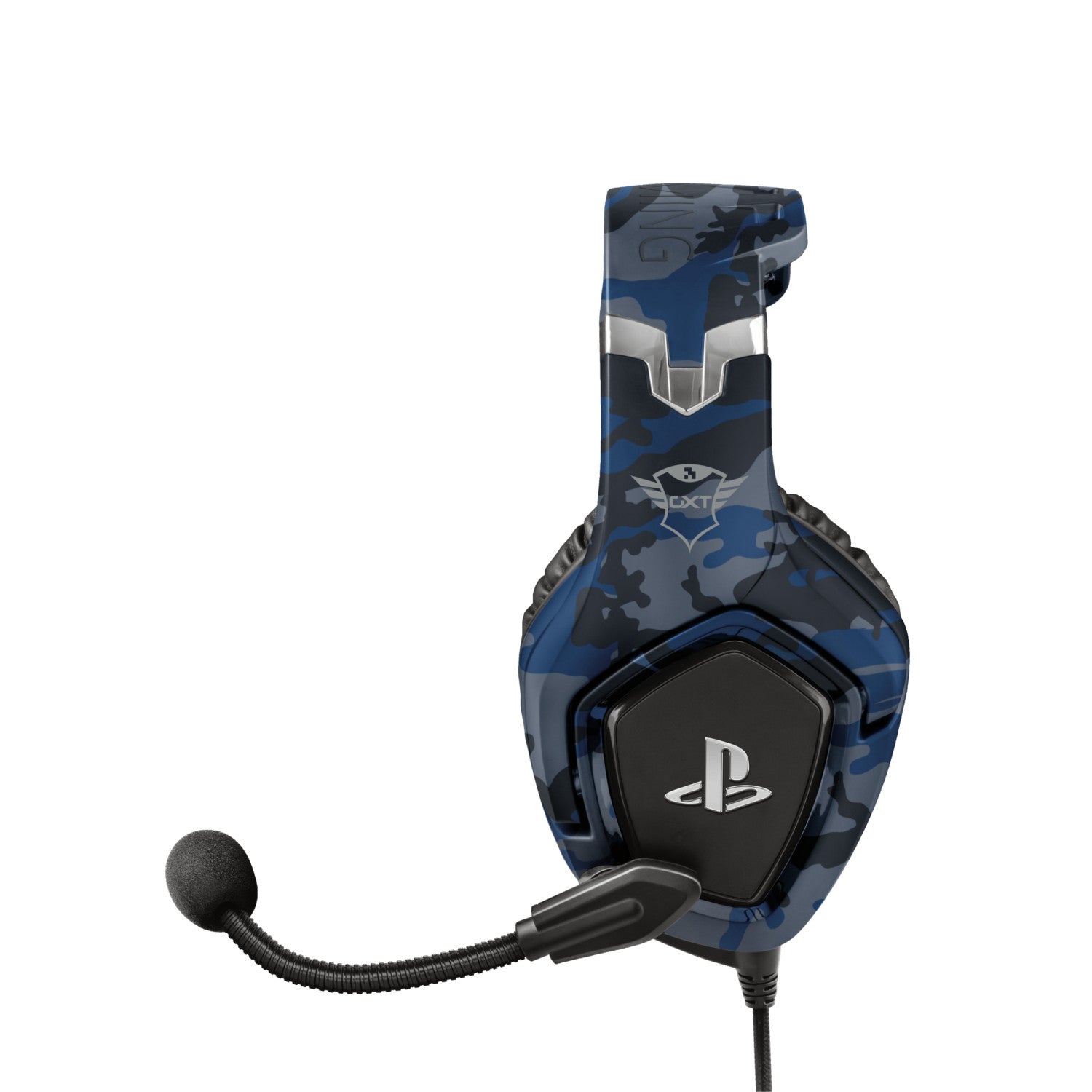 Trust GXT 488 Forze PS4 Auricolare Cablato A Padiglione Giocare Nero Blu