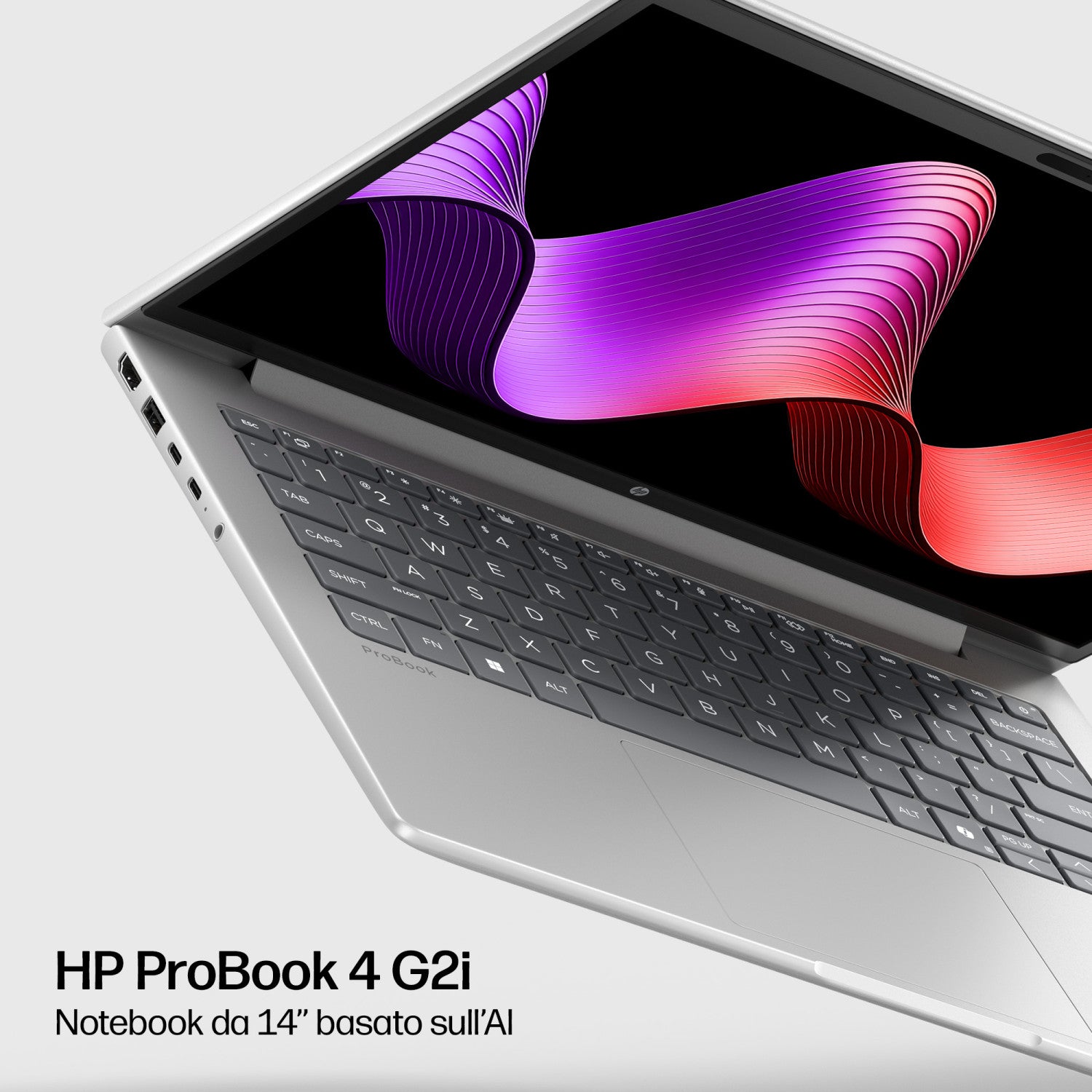 HP DQ6M8AT laptop Intel Core 5 Computer portatile 35,6 cm (14") WUXGA 16 GB LPDDR5x-SDRAM 512 GB SSD Wi-Fi 7 (802.11be) Windows 11 Pro AI PC Argento