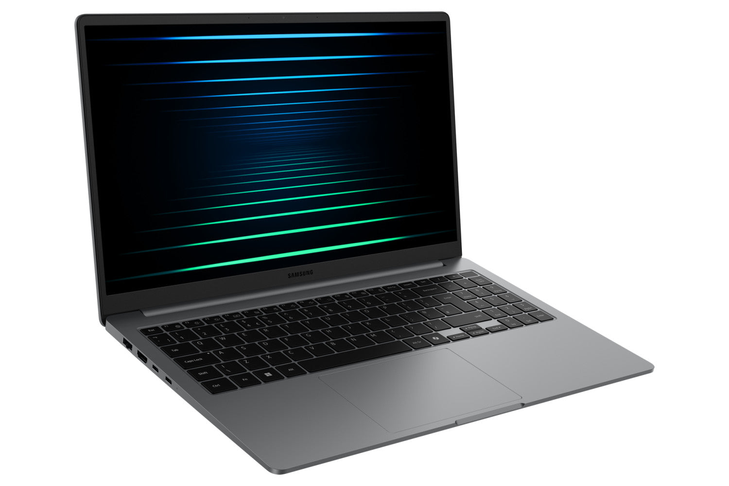Samsung Galaxy Book5 Intel Core Ultra 5 225U Computer portatile 39,6 cm (15.6") Full HD 16 GB LPDDR5x-SDRAM 512 GB SSD Wi-Fi 6E (802.11ax) Windows 11 Pro Grigio Italiano