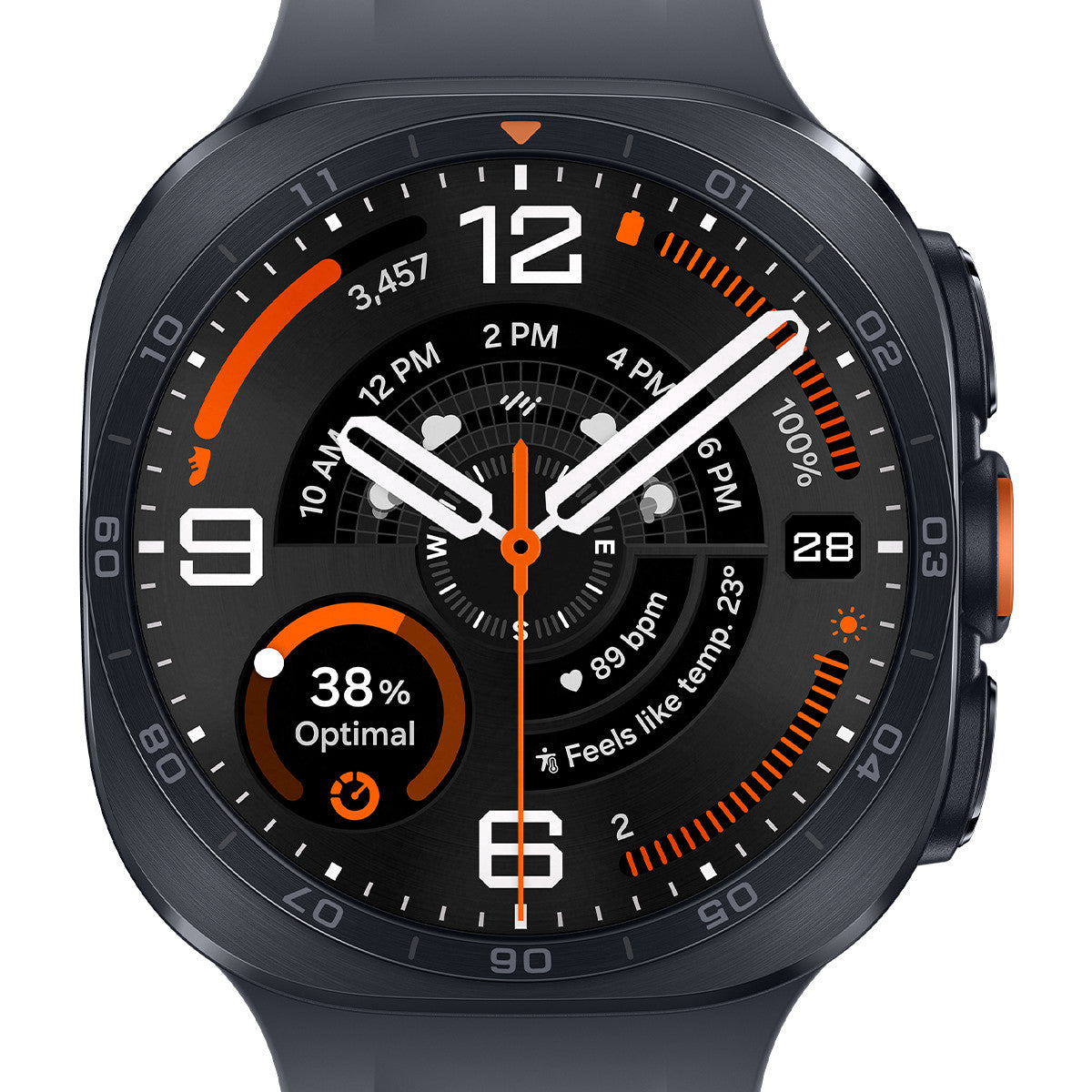 Samsung Galaxy Watch Ultra2 3,81 cm (1.5 pollici) AMOLED 47 mm Digitale 498 x 498 Pixel Touch screen 4G Grigio Wi-Fi GPS (satellitare)