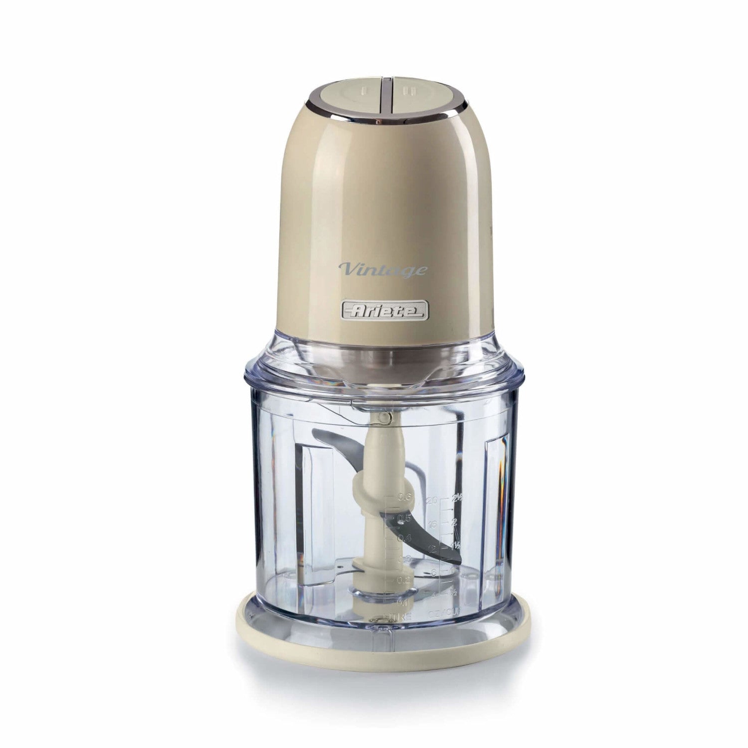 Tritaverdure Ariete 00C043803AR0 Elettrico Lame in Acciaio Due Velocita' 400 W Beige