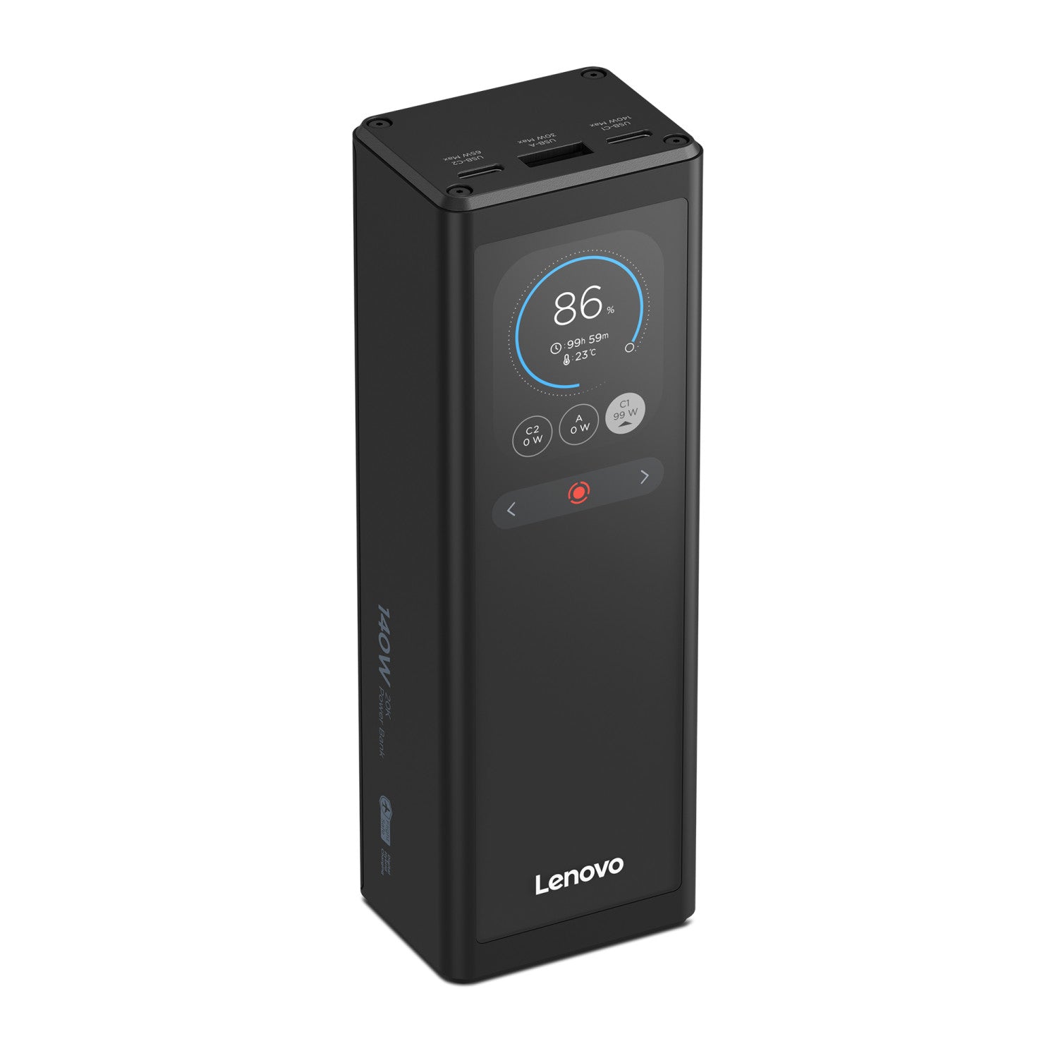 Lenovo 140W Smart Laptop Power Bank Ioni di Litio 20000 mAh Nero
