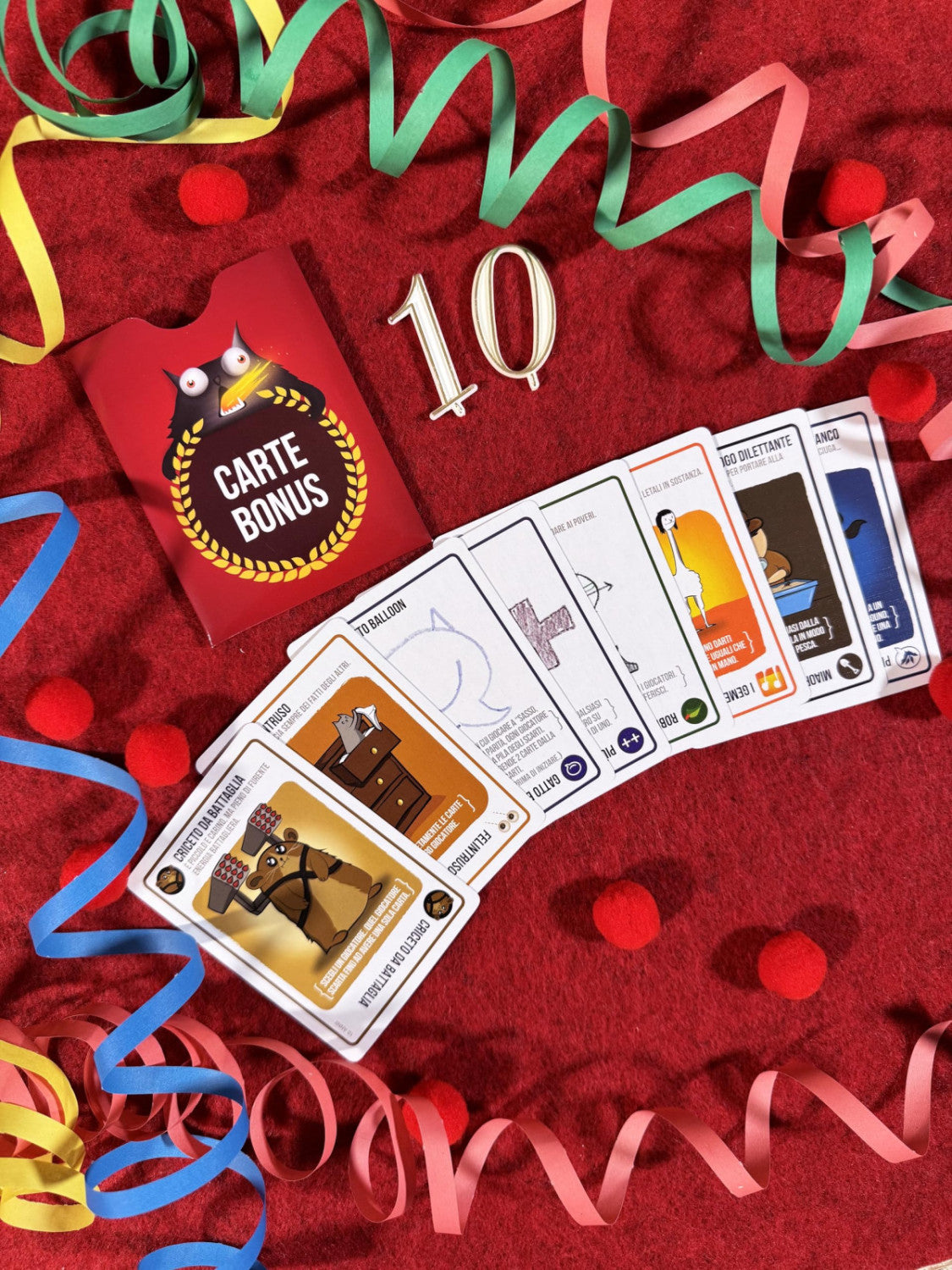 Asmodee Exploding Kittens 10 Anni di Caos