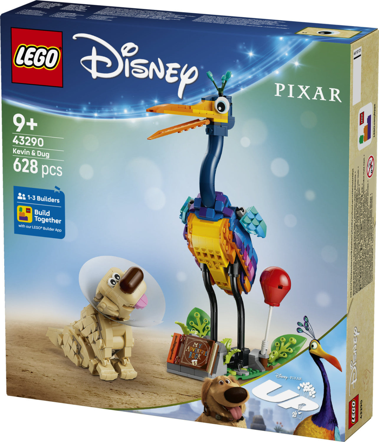 Set costruzioni LEGO 43290 DISNEY PIXAR Kevin e Dug