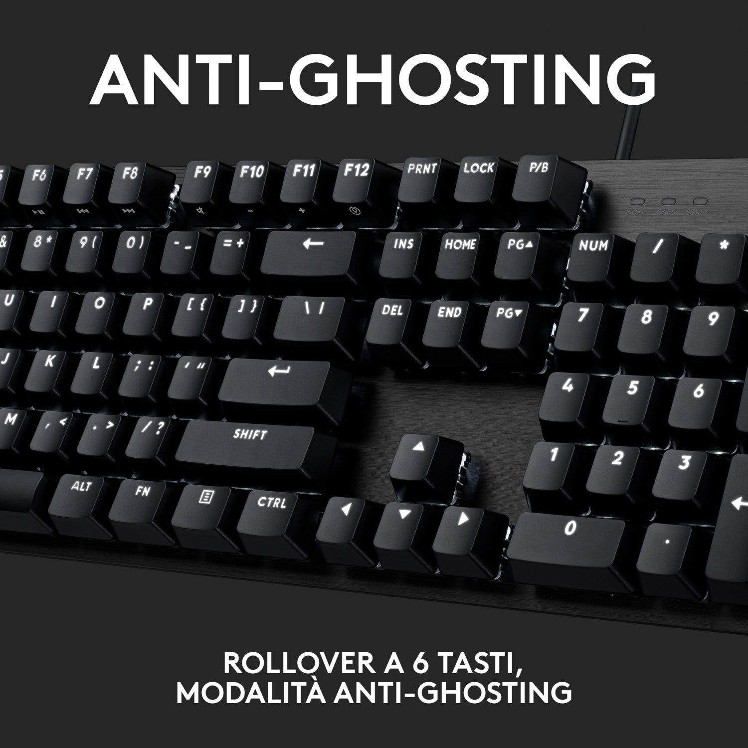 Logitech G G413 SE Tastiera Maccanica USB QWERTY Italiano Nero