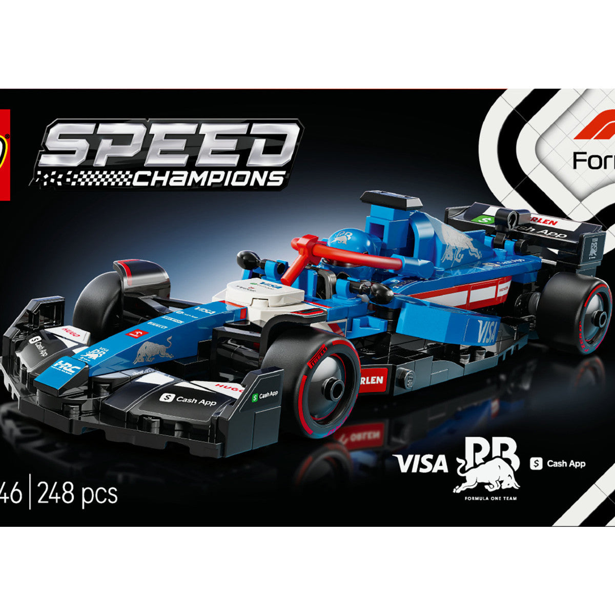 LEGO Speed Champions Set da costruzione F1 Visa Cash App RB VCARB 01 248 pezzi