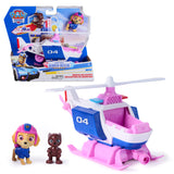 PAW Patrol : Search Rescue, Elicottero di Salvataggio di Skye con 2 Personaggi, Elicottero Giocattolo a Retrocarica, Giocattoli per Bambini e Bambine, 3 Anni
