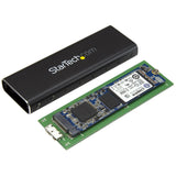 StarTech.com SM2NGFFMBU33 contenitore di unità di archiviazione Box esterno SSD Nero